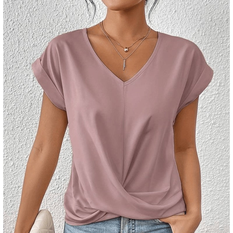 Maray | Classic V-Neck Fitted Top