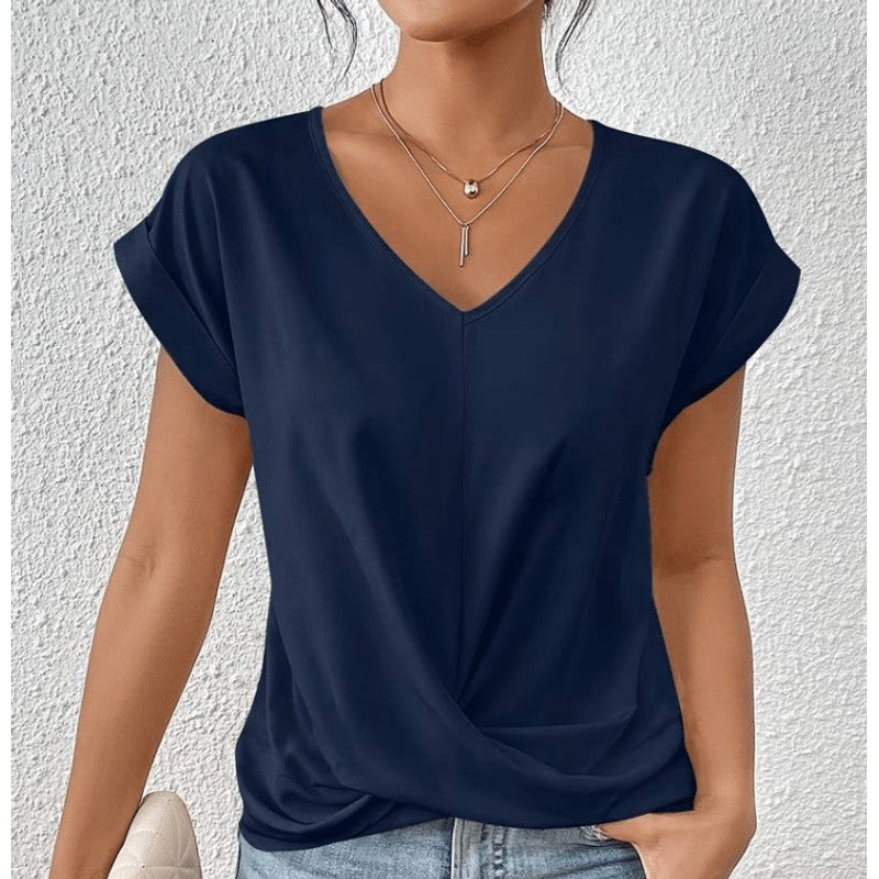 Maray | Classic V-Neck Fitted Top