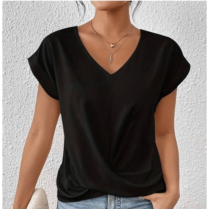 Maray | Classic V-Neck Fitted Top