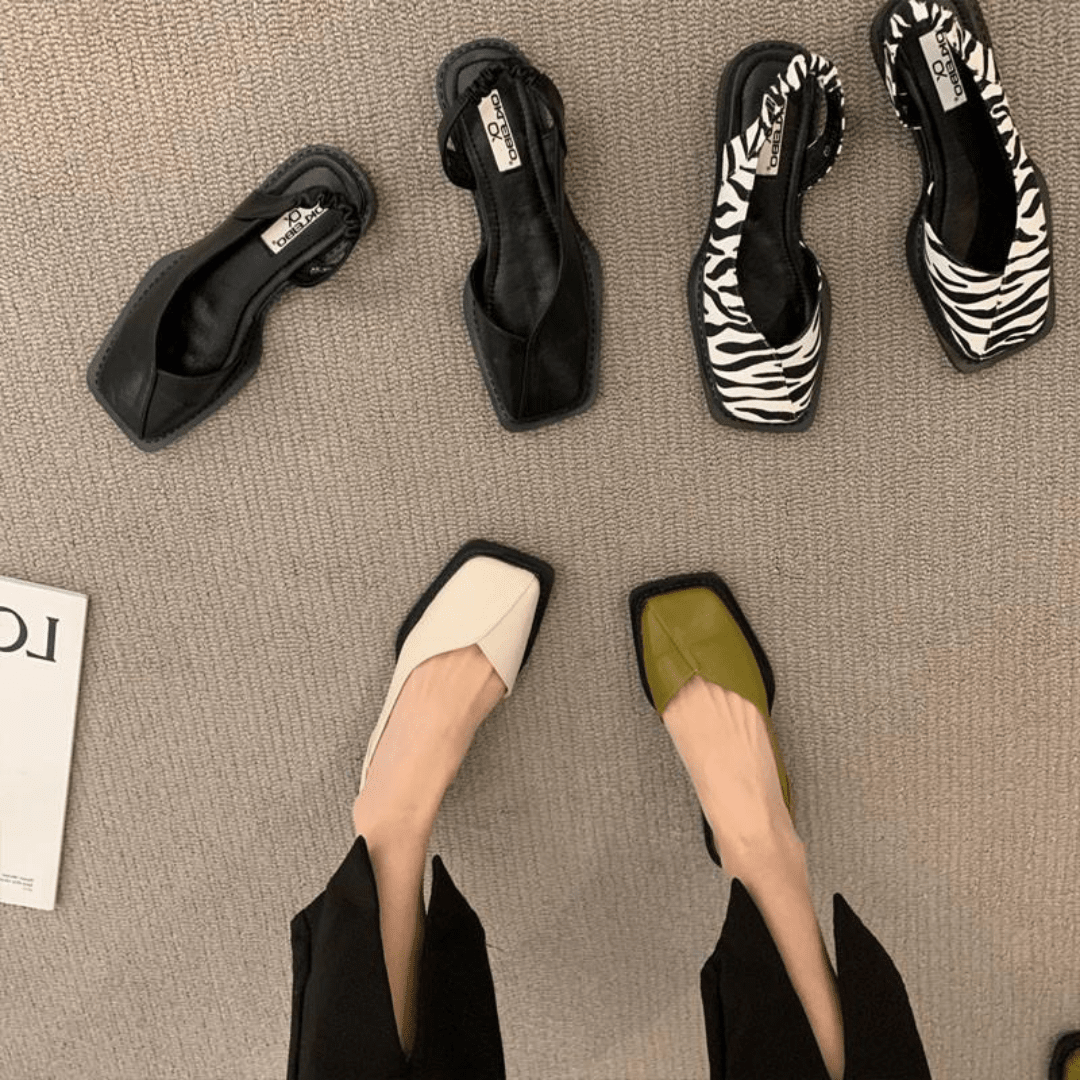 Mary janes | Leather Slip-On Flats