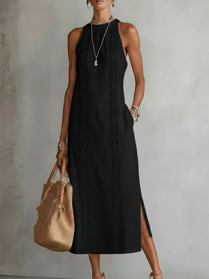 Jimena | Relaxed Lace White Maxi Dress