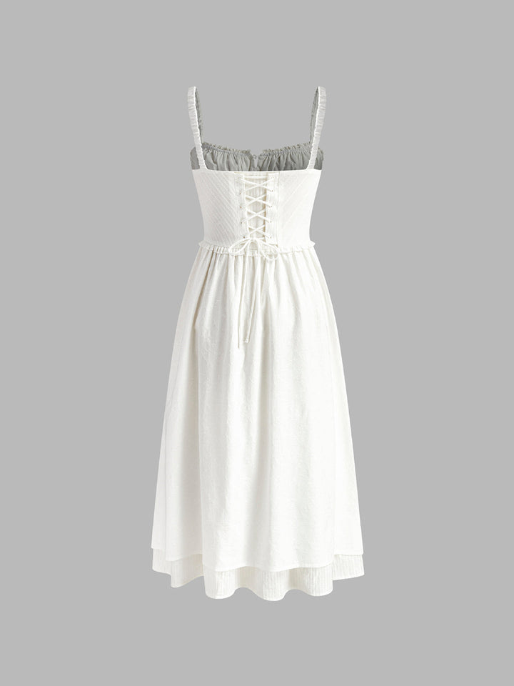 Hope | Ruffle Hem Midi Dress
