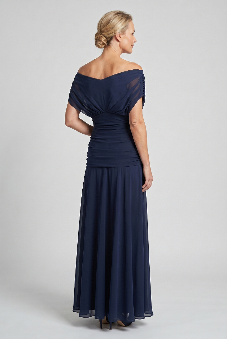 Laura | Draped V Neck Maxi