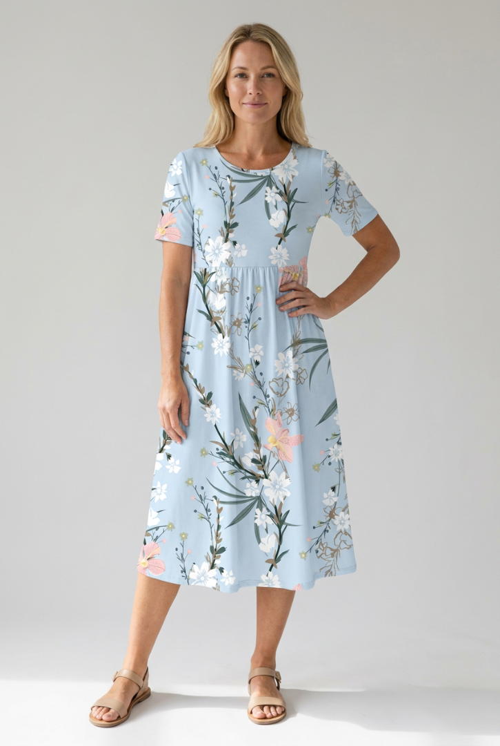 Jacqueline | Printed Floral Midi