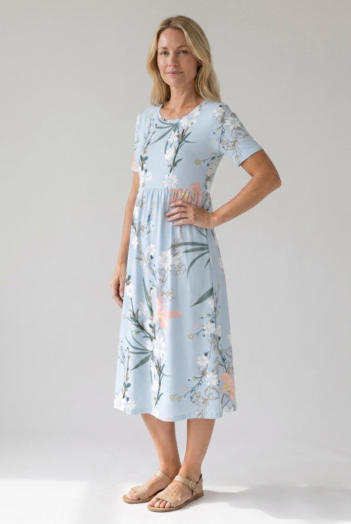 Jacqueline | Printed Floral Midi