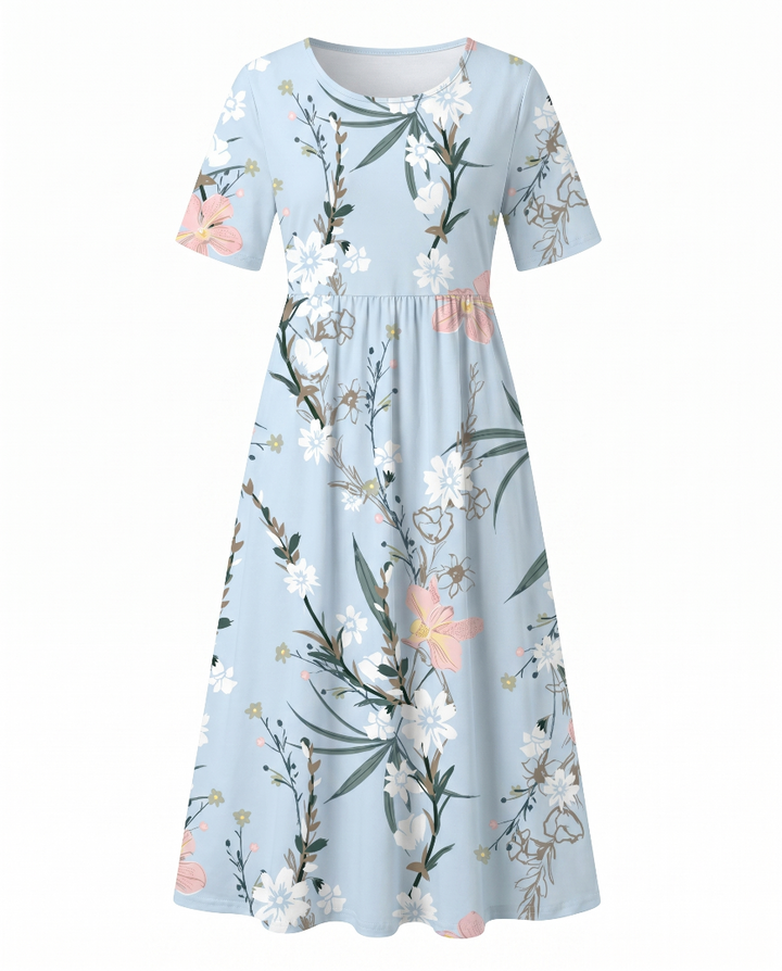 Jacqueline | Printed Floral Midi