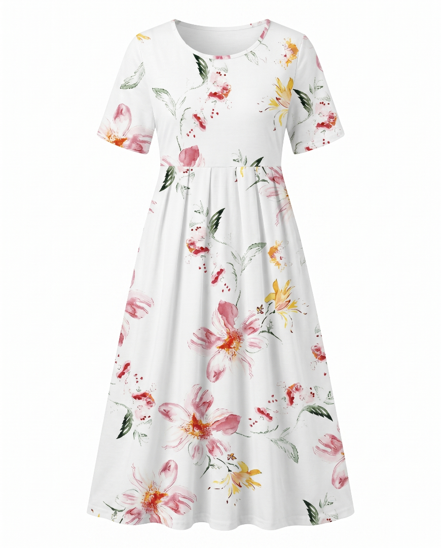 Jacqueline | Printed Floral Midi