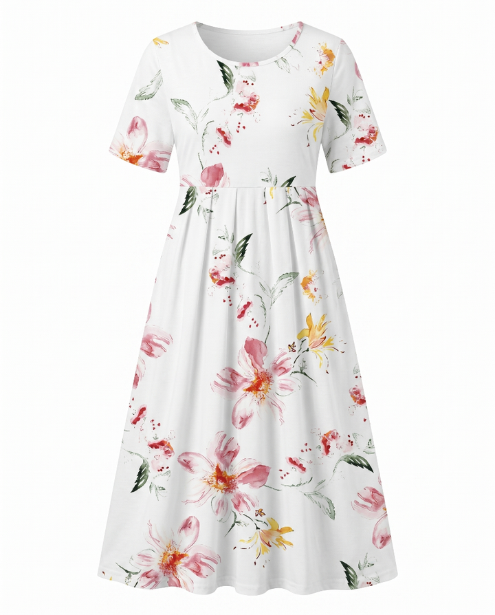 Jacqueline | Printed Floral Midi
